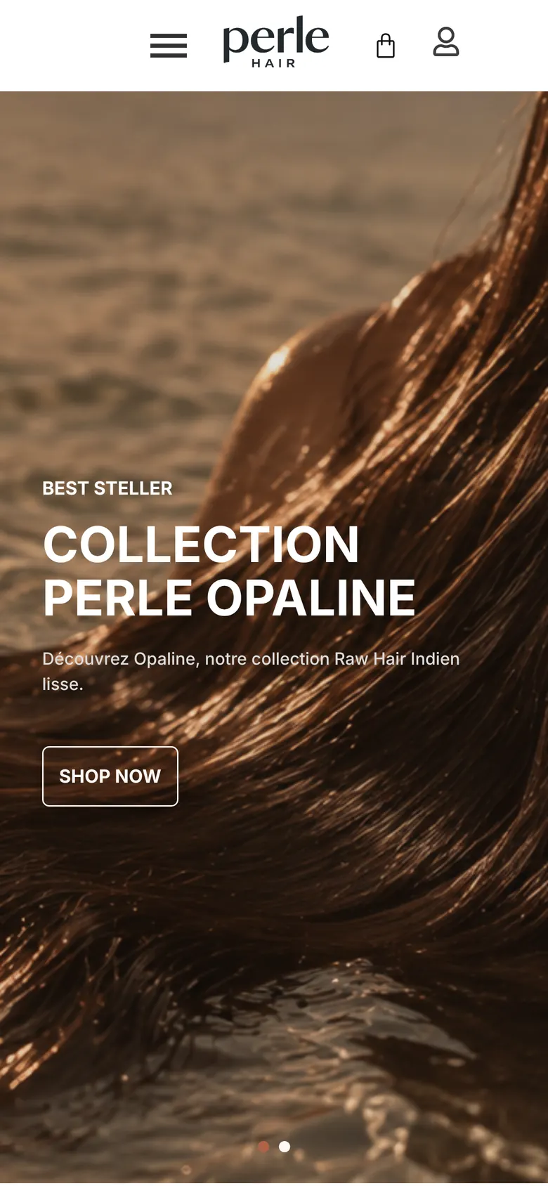 Boutique Perle Hair sur mobile