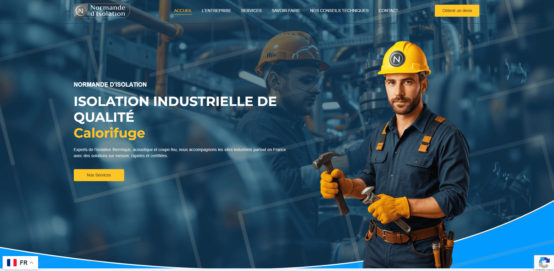 création site vitrine professionnel