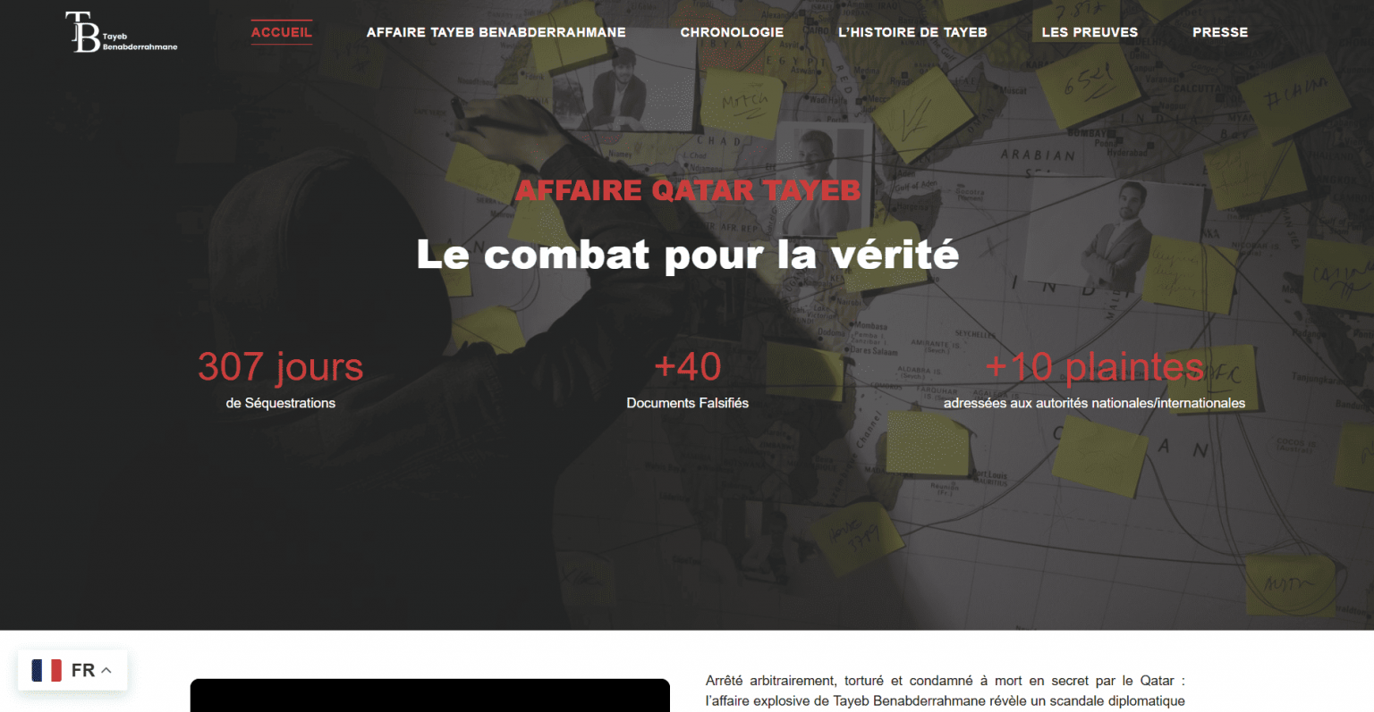 Site vitrine biographie