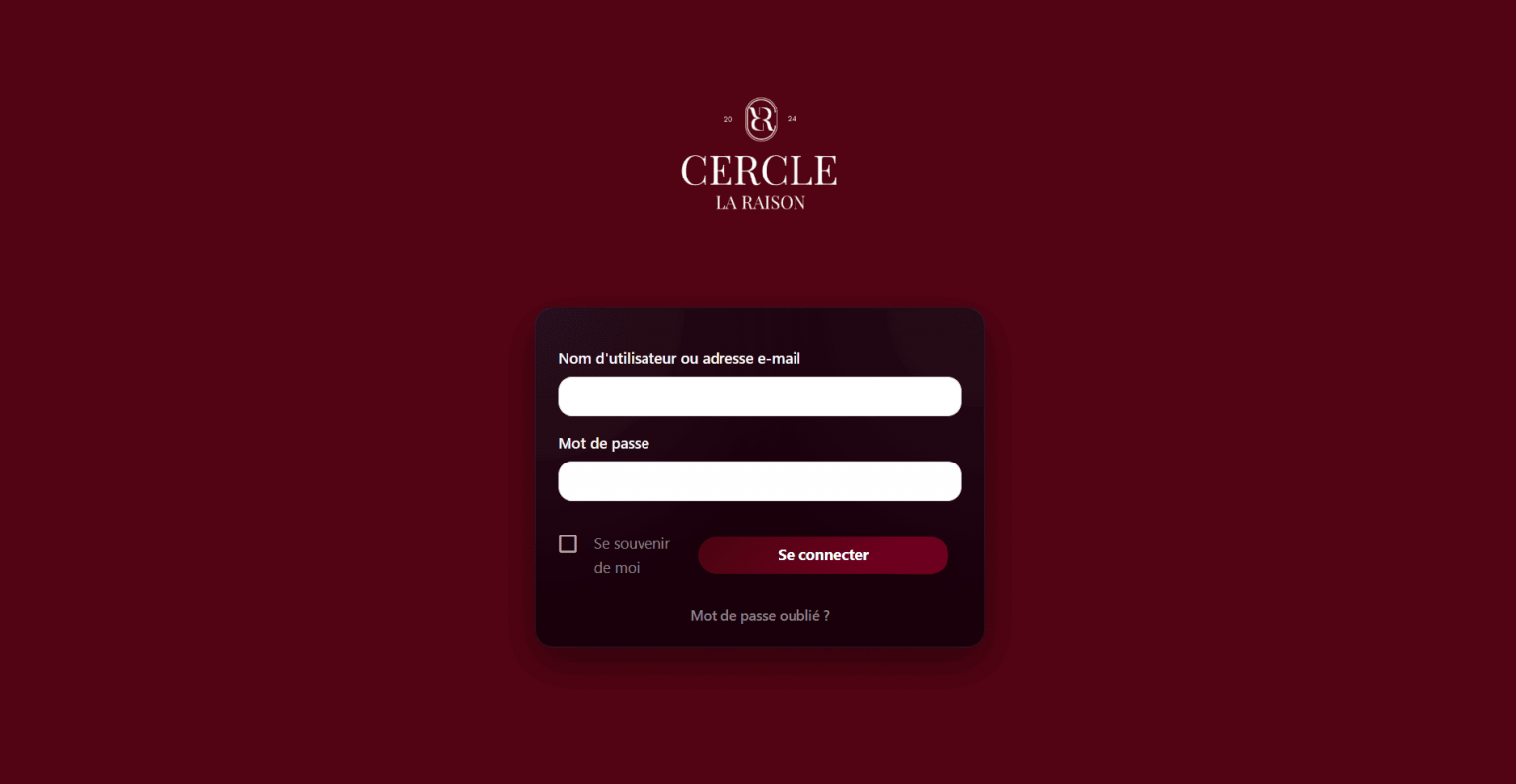 Site privé de réservation