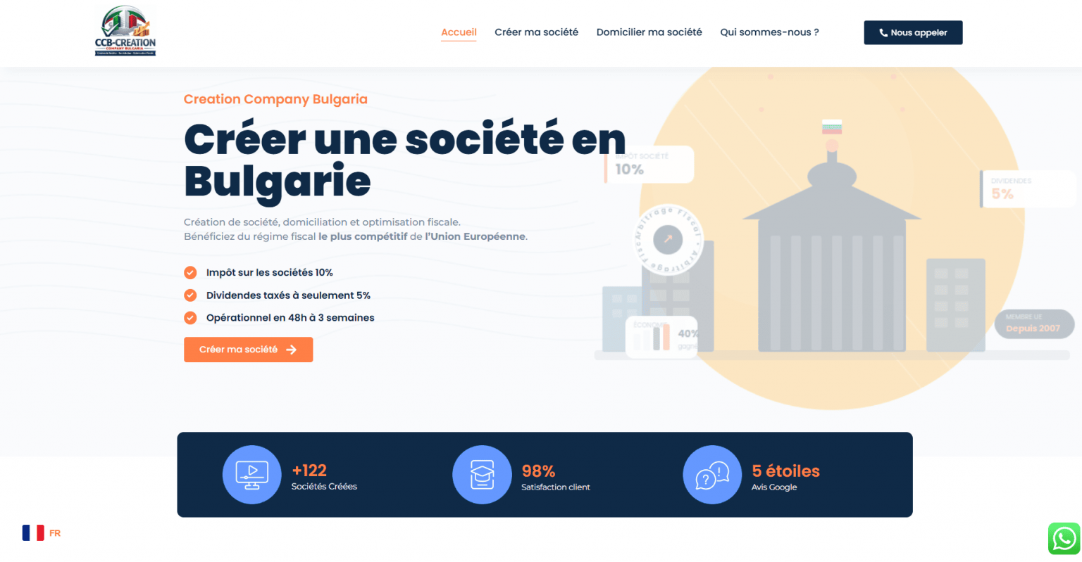 Site vitrine fiscalité