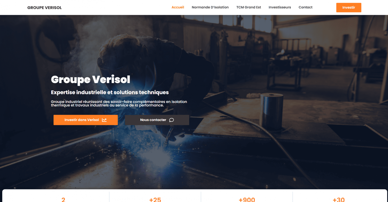 Site vitrine holding