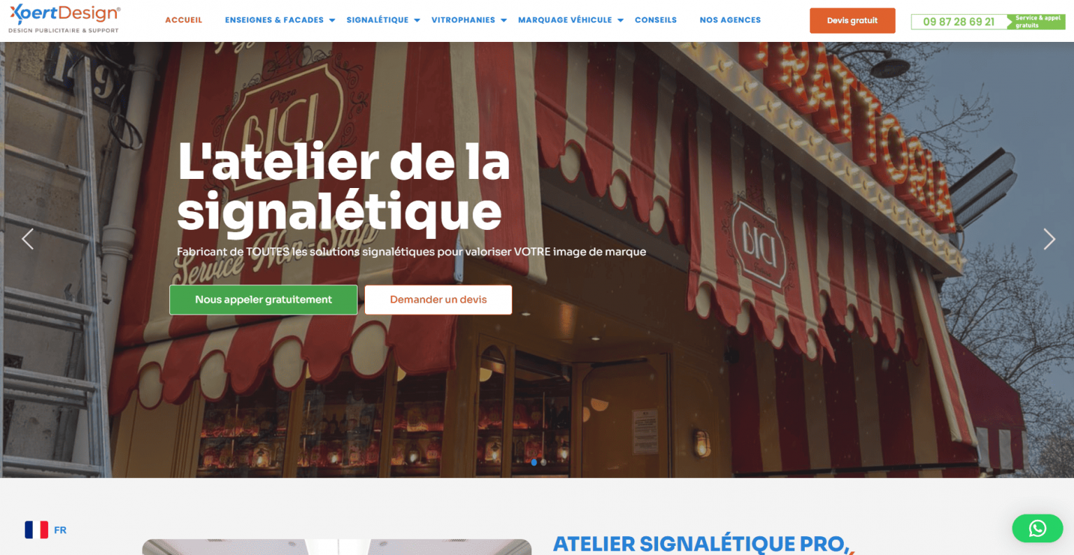 Site vitrine signéltique